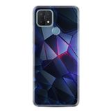 kilifland Oppo A15 A15s ile Uyumlu Kılıf Resimli Desenli Silikon Platinium Series Üçgenler 2 1872