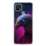 kilifland Oppo A15 A15s ile Uyumlu Kılıf Silikon Desen Özel Seri Kartal 1622