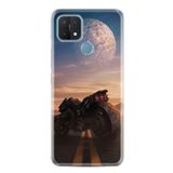 kilifland Oppo A15 A15s ile Uyumlu Kılıf Silikon Desen Özel Seri Motor 1621