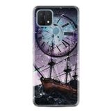 kilifland Oppo A15 A15s ile Uyumlu Kılıf Silikon Desen Özel Seri Time 1749