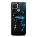 Kılıfland Oppo A15 A15s ile Uyumlu Silikon Kılıf, Desen Özel Seri Alone, Siyah