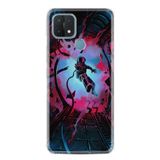 Kılıfland Oppo A15 A15s ile Uyumlu Silikon Kılıf, Desen Özel Seri Astronot Attack, Renkli