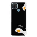 Kılıfland Oppo A15 A15s ile Uyumlu Silikon Kılıf, Desen Özel Seri Dont Touch Duck, Siyah