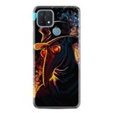 Kılıfland Oppo A15 A15s ile Uyumlu Silikon Kılıf, Desen Özel Seri Karga, Siyah