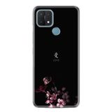 Kılıfland Oppo A15 A15s ile Uyumlu Silikon Kılıf, Desen Özel Seri Love, Siyah