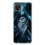 Kılıfland Oppo A15 A15s ile Uyumlu Silikon Kılıf, Old Owl Tasarım, Siyah