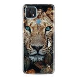 Kılıfland Oppo A15 A15s ile Uyumlu Silikon Kılıf, Resimli Desenli Baskılı, Aslan Figürlü