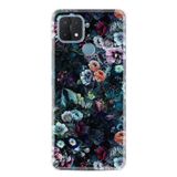 Kılıfland Oppo A15 A15s ile Uyumlu Silikon Kılıf, Resimli Desenli Baskılı, Great Flowers, Çok Renkli