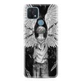kilifland Oppo A15 A15s Uyumlu ile Uyumlu Kılıf Resimli Desenli Silikon Platinium Series Angel 1883