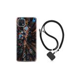kilifland Oppo A15s ile Uyumlu Kılıf Desenli Silikon Boyun Askılı City 1341