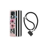 kilifland Oppo A15s ile Uyumlu Kılıf Desenli Silikon Boyun Askılı Flowers 4 1390