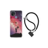 kilifland Oppo A15s ile Uyumlu Kılıf Desenli Silikon Boyun Askılı Flowers Cat 2 1349