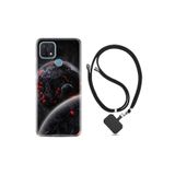 kilifland Oppo A15s ile Uyumlu Kılıf Resimli Desenli Silikon Boyun Askılı Dark World 1867