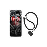 kilifland Oppo A15s ile Uyumlu Kılıf Resimli Desenli Silikon Boyun Askılı Go Hard 1838