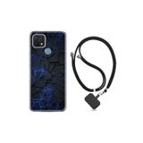 kilifland Oppo A15s ile Uyumlu Kılıf Resimli Desenli Silikon Boyun Askılı Karmaşık 1874