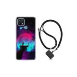 kilifland Oppo A15s ile Uyumlu Kılıf Resimli Desenli Silikon Boyun Askılı Lost Warrior 1840