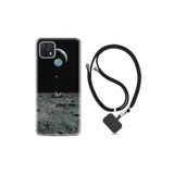 kilifland Oppo A15s ile Uyumlu Kılıf Silikon Desen Boyun Askılı Astronoot Red Baloon 1608