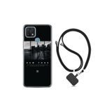 kilifland Oppo A15s ile Uyumlu Kılıf Silikon Desen Boyun Askılı New York 1612