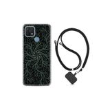 kilifland Oppo A15s ile Uyumlu Kılıf Silikon Desen Boyun Askılı Sarmaşıklar 1675