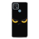 kilifland Oppo A15s ile Uyumlu Kılıf Silikon Desen Güzel Seri Black Eyes 1644