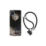 kilifland Oppo A15s Uyumlu ile Uyumlu Kılıf Desenli Silikon Boyun Askılı Pizza Tower Jackson 1368
