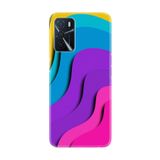 kilifland Oppo A16 ile Uyumlu Kılıf Silikon Desen Güzel Seri Renk Cümbüşü 1631