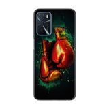 kilifland Oppo A16 ile Uyumlu Kılıf Silikon Desen Özel Seri Boks Eldiveni 1763