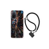 kilifland Oppo A55 ile Uyumlu Kılıf Desenli Silikon Boyun Askılı City 1341