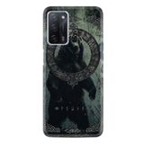 Kılıfland Oppo A55 ile Uyumlu Kılıf, Hayat Serisi, Desenli Bear Power, Siyah