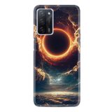 Kılıfland Oppo A55 ile Uyumlu Kılıf, Hayat Serisi, Güneş Tutulması Desenli