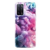 Kılıfland Oppo A55 ile Uyumlu Kılıf, Resimli Desenli Baskılı Silikon, Pink Cloud