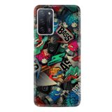 kilifland Oppo A55 ile Uyumlu Kılıf Resimli Desenli Silikon Platinium Series Bass 1886