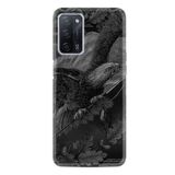 kilifland Oppo A55 ile Uyumlu Kılıf Resimli Desenli Silikon Platinium Series Dark Eagle 1909