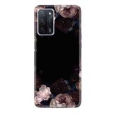 kilifland Oppo A55 ile Uyumlu Kılıf Resimli Desenli Silikon Platinium Series Dark Flowers 1906