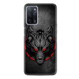kilifland Oppo A55 ile Uyumlu Kılıf Resimli Desenli Silikon Platinium Series Dark Wolf 1813