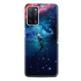 kilifland Oppo A55 ile Uyumlu Kılıf Resimli Desenli Silikon Platinium Series Deep Woman 1844