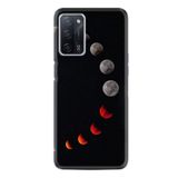 kilifland Oppo A55 ile Uyumlu Kılıf Resimli Desenli Silikon Platinium Series Mooons 1861