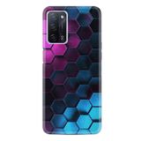 kilifland Oppo A55 ile Uyumlu Kılıf Resimli Desenli Silikon Platinium Series Petek 1825