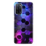 kilifland Oppo A55 ile Uyumlu Kılıf Resimli Desenli Silikon Platinium Series Petekler 1889