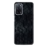 Kılıfland Oppo A55 ile Uyumlu Kılıf, Resimli Desenli Silikon, Platinium Series Şekiller, Siyah