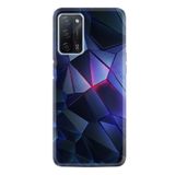 kilifland Oppo A55 ile Uyumlu Kılıf Resimli Desenli Silikon Platinium Series Üçgenler 2 1872