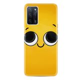 kilifland Oppo A55 ile Uyumlu Kılıf Resimli Desenli Silikon Platinium Series Yellow 1831