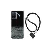 kilifland Oppo A55 ile Uyumlu Kılıf Silikon Desen Boyun Askılı Astronoot Red Baloon 1608