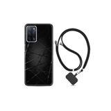 kilifland Oppo A55 ile Uyumlu Kılıf Silikon Desen Boyun Askılı Dikenli Tel 1779