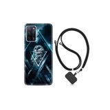 kilifland Oppo A55 ile Uyumlu Kılıf Silikon Desen Boyun Askılı Old Owl 1649