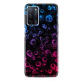 kilifland Oppo A55 ile Uyumlu Kılıf Silikon Desen Güzel Seri Color Bubles 1697
