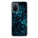 kilifland Oppo A55 ile Uyumlu Kılıf Silikon Desen Güzel Seri Mistik Çiçekler 1650