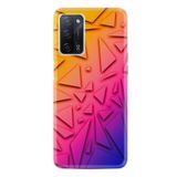 kilifland Oppo A55 ile Uyumlu Kılıf Silikon Desen Güzel Seri Üçgenler 1635