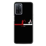 kilifland Oppo A55 ile Uyumlu Kılıf Silikon Desen Özel Seri Dead Line 1662