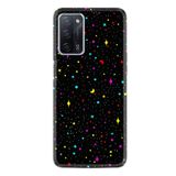 kilifland Oppo A55 ile Uyumlu Kılıf Silikon Desen Özel Seri Puantiye Ve Ay 1726
